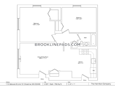 Brookline Apartment for rent 2 Bedrooms 1 Bath  Coolidge Corner - $3,700